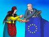 Cartoon: euvestica (small) by Lubomir Kotrha tagged eu,summit,bratislava,slovakia