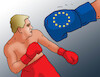 Cartoon: ficoboxeu (small) by Lubomir Kotrha tagged robert,fico,slovakia,eu
