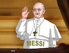 Cartoon: francismessi21 (small) by Lubomir Kotrha tagged lionel,messi,france,barcelona,psg,paris,football