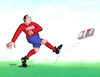 Cartoon: futmessi (small) by Lubomir Kotrha tagged lionel,messi,france,barcelona,psg,paris,football