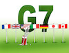 Cartoon: g7golf (small) by Lubomir Kotrha tagged g7,trump,golf