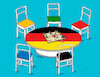 Cartoon: gerzlob25 (small) by Lubomir Kotrha tagged germany,elections,cdu,spd,afd