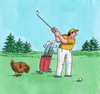 Cartoon: golfovevajco (small) by Lubomir Kotrha tagged humor