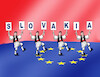 Cartoon: greetanec (small) by Lubomir Kotrha tagged slovakia,elections,new,government,greek,way,debts