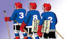 Cartoon: hoknoty-f (small) by Lubomir Kotrha tagged ice,hockey,world,championship,goal