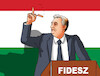 Cartoon: hunviktor (small) by Lubomir Kotrha tagged hungary,election,orban,magyar,fidesz,tisza