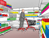 Cartoon: nakupovac (small) by Lubomir Kotrha tagged shopping,cart,in,the,shop