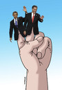 Cartoon: obama03 (small) by Lubomir Kotrha tagged usa,vote,president,obama,romney