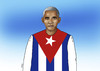 Cartoon: obamacuba (small) by Lubomir Kotrha tagged usa embargo cuba world crisis peace war