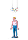 Cartoon: olympkruh (small) by Lubomir Kotrha tagged olympic,games,tokyo,2020
