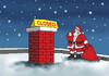Cartoon: santaclosed (small) by Lubomir Kotrha tagged christmas,santa
