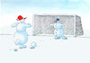 Cartoon: snehofut (small) by Lubomir Kotrha tagged winter,frost,the,snow,snowmen