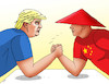 Cartoon: trumpchina19 (small) by Lubomir Kotrha tagged dollar yuan usa china currency war