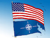 Cartoon: usanatoflag26 (small) by Lubomir Kotrha tagged usa,nato,trump,eu