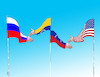 Cartoon: venezhands (small) by Lubomir Kotrha tagged venezuela,maduro,duo,presidents