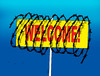 Cartoon: weldroty (small) by Lubomir Kotrha tagged refugees,welcome,europe,afrika,germany,merkel,world