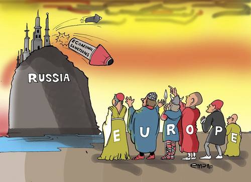 Cartoon: sanctions (medium) by Eman Fisima tagged europ