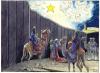 Cartoon: Christmas (small) by DavidP tagged christmas wise men israel wall