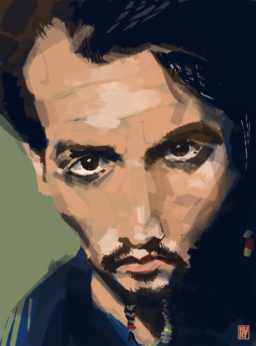 Cartoon: Johnny Depp (medium) by kurtsatiriko tagged johnny,depp