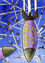 Cartoon: Life is Short (small) by kotbas tagged bomb,death,war