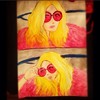 Cartoon: mary kate olsen (small) by naths tagged mary,kate,olsen,girl,pink,sunglasses,blonde,fashion
