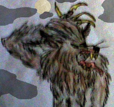 Cartoon: Werewolf - Werwolf (medium) by Schimmelpelz-pilz tagged werwolf,werewolf,wolfman,wolfsmensch,monster,horror,fantasy,phantasie,kreatur,biest,beast,ungetüm,abomination,vollmond,full,moon,shapeshifter,gestaltenwandler,mond,wolken,clouds