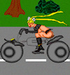 Cartoon: Sailor Moon joined a biker gang (small) by Schimmelpelz-pilz tagged sailormoon,sailor,moon,biker,gang,computer,game,computergame,videogame,video,manga,anime,leather,outfit,pixel,pixels,nostalgia