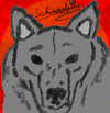 Cartoon: Wolf (small) by Schimmelpelz-pilz tagged wolf,animal,quadruped,simple,beast,predator,canine,biest,bestie,raubtier,tier,vierbeiner,einfach