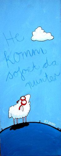 Cartoon: Kurzsichtig 2 (medium) by puvo tagged myopic,kurzsichtig,schaf,sheep,wolke,cloud