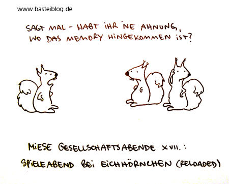 Cartoon: Memory. (medium) by puvo tagged memory,game,spiel,spieleabend,evening,eichhörnchen,squirrel