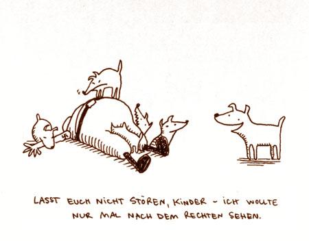 Cartoon: Rechte sehen. (medium) by puvo tagged hund,schule,welpen,rechts,nazi