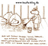 Cartoon: Auf der Flucht. (small) by puvo tagged bear,bär,zoo,flucht,escape,wärter,keeper,cage,käfig