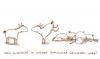 Cartoon: Ausschlag. (small) by puvo tagged pferd ausschlagen ausschlag
