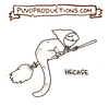 Cartoon: Hechse (small) by puvo tagged hexe,echse,wortpiel