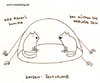 Cartoon: Katzen-Zelturlaub. (small) by puvo tagged katze,cat,zelten,camping,hering,herring,peg,tent,zelt