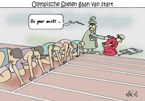 Cartoon: Olympic Games started (medium) by Klier tagged olympic,games