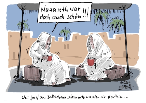 Auf dem Weg nach Bethlehem...