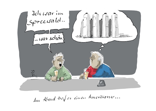 Cartoon: Der Spreewald ... (medium) by Jori Niggemeyer tagged wortspiel,spreewald,spree,spray,sprayerszene,spreewaldatelier,luebbenau,luebbenaubruecke,amerikaner,amerika,usa,spraydosen,missverständnis,wortspiel,spreewald,spree,spray,sprayerszene,spreewaldatelier,luebbenau,luebbenaubruecke,amerikaner,amerika,usa,spraydosen,missverständnis