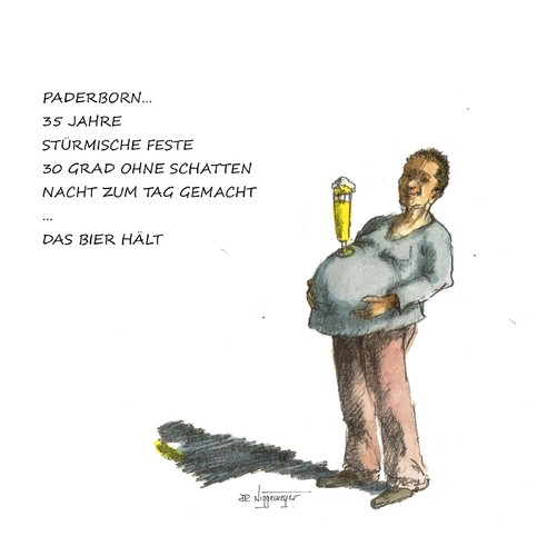 Cartoon: Hält... (medium) by Jori Niggemeyer tagged cartoon,joricartoon,niggemeyer,abwechslung,provinz,land,freizeitverhalten,karikatur,konsum,bier,bierbauch