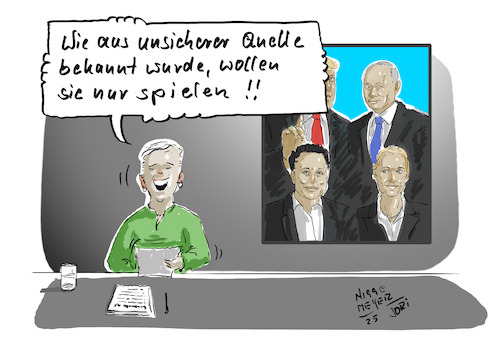 Cartoon: Sie wollen doch nur spielen... (medium) by Jori Niggemeyer tagged macht,machtspiele,trump,putin,elonmusk,aliceweidel,klimaschutz,fckafd,fckmusk,fcktrump,fckputin,trumpshow,usa,russland,deutschland,cartoon,jori,joriniggemeyer,niggemeyer,macht,machtspiele,trump,putin,elonmusk,aliceweidel,klimaschutz,fckafd,fckmusk,fcktrump,fckputin,trumpshow,usa,russland,deutschland,cartoon,jori,joriniggemeyer,niggemeyer