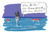 Cartoon: Hochwasser (small) by Jori Niggemeyer tagged hochwasser,unwetter,arche,erderwärmung,klimaschutz