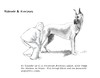 Cartoon: Rituale (small) by Jori Niggemeyer tagged dänische,dogge,rituale,kuss,küssen,hintern,glück,finanzen,sicherheit,kurios,niggemeyer,joricartoon,cartoon