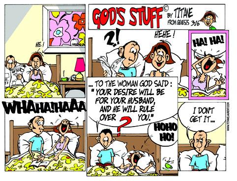 Cartoon: Your Desire (medium) by Titane tagged god,women,bible,christian