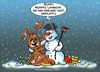 Cartoon: Österlicher Wintereinbruch (small) by Egon58 tagged ostern,schnee,winter,kälte