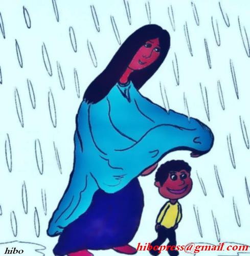 Cartoon: Motherhood (medium) by hibo tagged motherhood