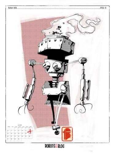 Cartoon: Robots en mi blog 10 (medium) by coleganelson tagged robot