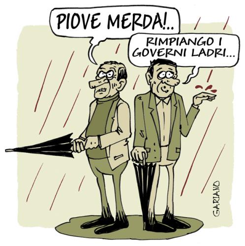 Cartoon: dirty rain (medium) by massimogariano tagged italy,italia