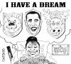Cartoon: dream (small) by massimogariano tagged sarah palin obama
