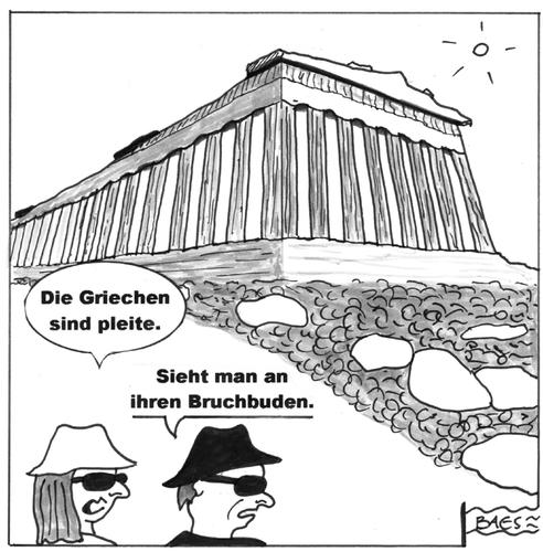 Cartoon: In Athen (medium) by BAES tagged griechenland,athen,akropolis,touristen,sparen,pleite,eu,schulden,griechenlandkrise,griechenland,athen,akropolis,touristen,tourismus,sparen,pleite,eu,schulden,krise