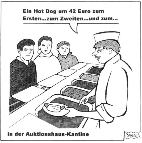 In der Auktionshaus-Kantine